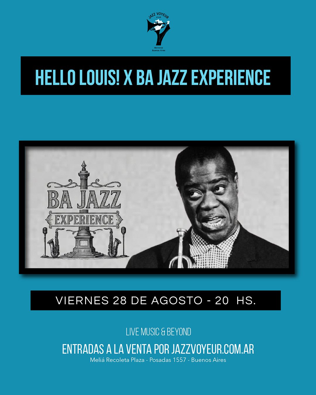 flyer hello louis agosto